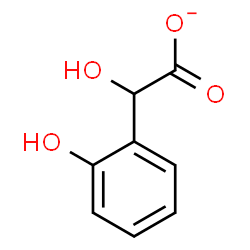 ChemSpider 2D Image | Hydroxy(2-hydroxyphenyl)acetate | C8H7O4