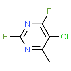 ChemSpider 2D Image | 5-Chloro-2,4-difluoro-6-methylpyrimidine | C5H3ClF2N2