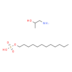 ChemSpider 2D Image | ISOPROPANOLAMINE LAURYL SULFATE | C15H35NO5S