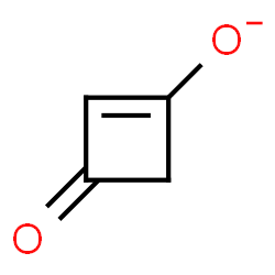 ChemSpider 2D Image | 3-Oxo-1-cyclobuten-1-olate | C4H3O2