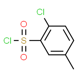 ChemSpider 2D Image | 2-Chloro-5-methylbenzenesulfonyl chloride | C7H6Cl2O2S