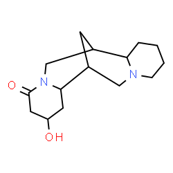 ChemSpider 2D Image | 4-Hydroxyspartein-2-one | C15H24N2O2