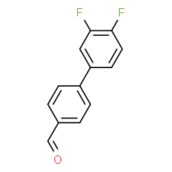 ChemSpider 2D Image | 3',4'-Difluoro-4-biphenylcarbaldehyde | C13H8F2O
