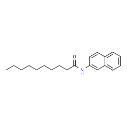 ChemSpider 2D Image | N-(2-Naphthyl)decanamide | C20H27NO