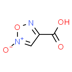 ChemSpider 2D Image | 4-carboxy-1,2,5-oxadiazol-2-ium-2-olate | C3H2N2O4