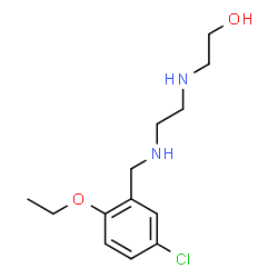 ChemSpider 2D Image | 2-({2-[(5-Chloro-2-ethoxybenzyl)amino]ethyl}amino)ethanol | C13H21ClN2O2