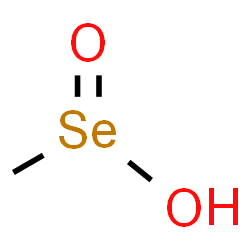 ChemSpider 2D Image | Methaneseleninic acid | CH4O2Se