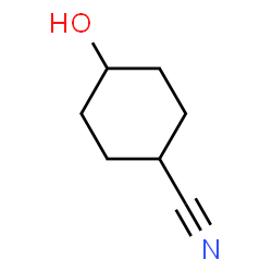 ChemSpider 2D Image | 4-Hydroxycyclohexanecarbonitrile | C7H11NO