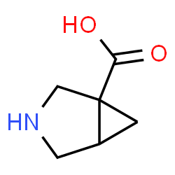 ChemSpider 2D Image | 3-Azabicyclo[3.1.0]hexane-1-carboxylic acid | C6H9NO2