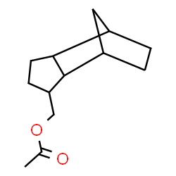 ChemSpider 2D Image | Tricyclo[5.2.1.0~2,6~]dec-3-ylmethyl acetate | C13H20O2