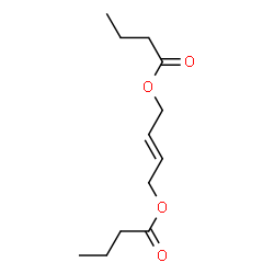 ChemSpider 2D Image | (2E)-2-Butene-1,4-diyl dibutanoate | C12H20O4