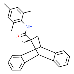 ChemSpider 2D Image | (15S)-N-Mesityl-15-methyltetracyclo[6.6.2.0~2,7~.0~9,14~]hexadeca-2,4,6,9,11,13-hexaene-15-carboxamide | C27H27NO