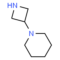 ChemSpider 2D Image | 1-(3-Azetidinyl)piperidine | C8H16N2