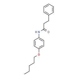 ChemSpider 2D Image | N-[4-(Pentyloxy)phenyl]-3-phenylpropanamide | C20H25NO2