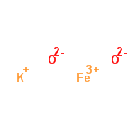 InChI=1/Fe.K.2O/q+3;+1;2*-2
