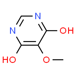 ChemSpider 2D Image | 5-Methoxypyrimidin-4,6-diol | C5H6N2O3