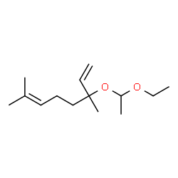 ChemSpider 2D Image | Acetaldehyde ethyl linalyl acetal | C14H26O2