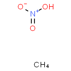 ChemSpider 2D Image | Methane - nitric acid (1:1) | CH5NO3