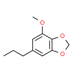 ChemSpider 2D Image | 4-Methoxy-6-propyl-1,3-benzodioxole | C11H14O3