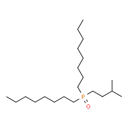ChemSpider 2D Image | (3-Methylbutyl)(dioctyl)phosphine oxide | C21H45OP