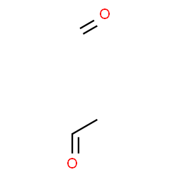 ChemSpider 2D Image | Acetaldehyde - formaldehyde (1:1) | C3H6O2