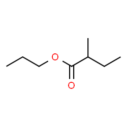 ChemSpider 2D Image | Propyl-2-methylbutyrate | C8H16O2