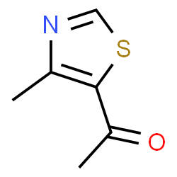 ChemSpider 2D Image | 4-Methyl-5-acetyl thiazole | C6H7NOS