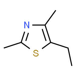 ChemSpider 2D Image | 2,4-dimethyl-5-ethylthiazole | C7H11NS