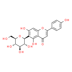 ChemSpider 2D Image | Isovitexin | C21H20O10