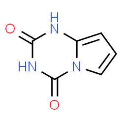 ChemSpider 2D Image | Pyrrolo[1,2-a][1,3,5]triazine-2,4(1H,3H)-dione | C6H5N3O2