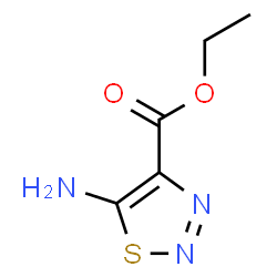 ChemSpider 2D Image | Ethyl 5-amino-1,2,3-thiadiazole-4-carboxylate | C5H7N3O2S