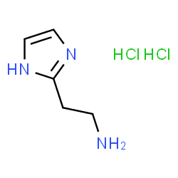 ChemSpider 2D Image | 2-(2-Imidazolyl)ethanamine Dihydrochloride | C5H11Cl2N3