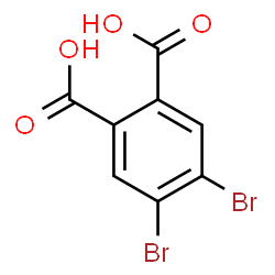 ChemSpider 2D Image | 4,5-Dibromophthalic acid | C8H4Br2O4