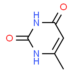 ChemSpider 2D Image | 6-methyl-1H-pyrimidine-2,4-dione | C5H5N2O2