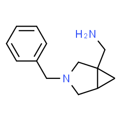 ChemSpider 2D Image | 1-(3-Benzyl-3-azabicyclo[3.1.0]hex-1-yl)methanamine | C13H18N2
