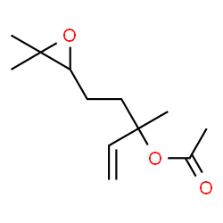 ChemSpider 2D Image | 6,7-Epoxylinalool acetate | C12H20O3