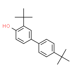 ChemSpider 2D Image | 3,4'-Di-tert-butylbiphenyl-4-ol | C20H26O