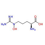 InChI=1/C6H14N4O3/c7-4(5(11)12)2-1-3-10(13)6(8)9/h4,13H,1-3,7H2,(H3,8,9)(H,11,12)/t4-/m0/s1