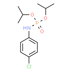 ChemSpider 2D Image | Diisopropyl (4-chlorophenyl)phosphoramidate | C12H19ClNO3P