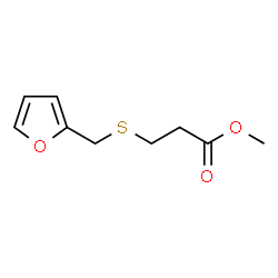 ChemSpider 2D Image | Methyl 3-((furan-2-ylmethyl)thio)propanoate | C9H12O3S