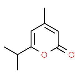 ChemSpider 2D Image | 6-Isopropyl-4-methyl-2H-pyran-2-one | C9H12O2