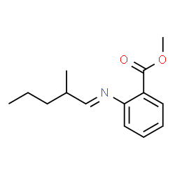 ChemSpider 2D Image | METHYL N-(2-METHYLPENTYLIDENE)ANTHRANILATE | C14H19NO2