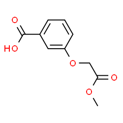 ChemSpider 2D Image | 3-(2-Methoxy-2-oxoethoxy)benzoic acid | C10H10O5