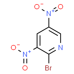ChemSpider 2D Image | 2-BROMO-3,5-DINITROPYRIDINE | C5H2BrN3O4