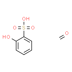 ChemSpider 2D Image | 2-Hydroxybenzenesulfonic acid - formaldehyde (1:1) | C7H8O5S