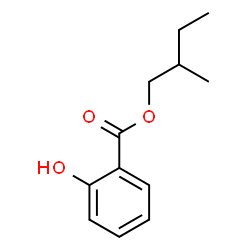 ChemSpider 2D Image | 2-Methylbutyl salicylate | C12H16O3