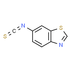ChemSpider 2D Image | 6-Isothiocyanato-1,3-benzothiazole | C8H4N2S2