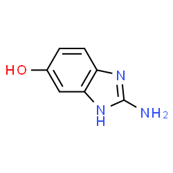 ChemSpider 2D Image | 2-Amino-1H-benzimidazol-5-ol | C7H7N3O
