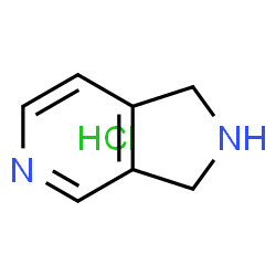ChemSpider 2D Image | 1H,2H,3H-pyrrolo[3,4-c]pyridine hydrochloride | C7H9ClN2