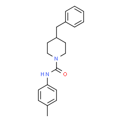 ChemSpider 2D Image | 4-Benzyl-N-(4-methylphenyl)-1-piperidinecarboxamide | C20H24N2O